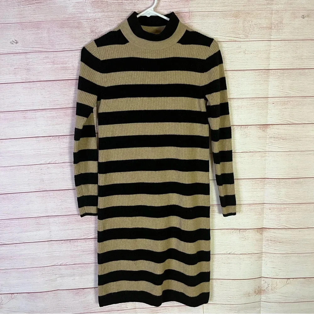 J.Crew Striped Ribbed Sweater Dress Size XS
